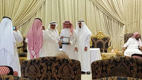 تكريم الدكتور مساعد العواد